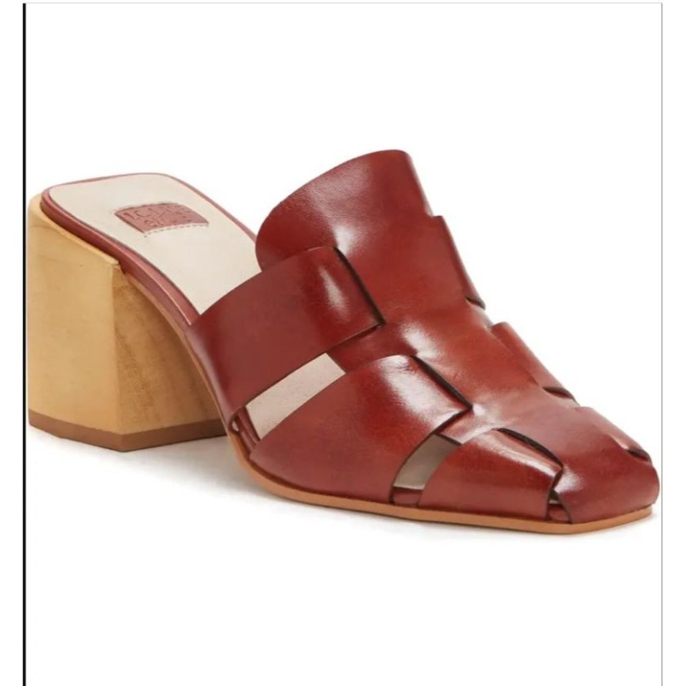 ๐ LOUISE ET CIE Nakita Woven Slides Sandal Shoes Brown 10 - Picture 1 of 12